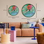 Wallity Nature’s Melody - APT821 69 Accesorio de Pared de Metal Decorativo Multicolor